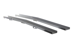 Aluminum Foldaway Wheelchair Ramp 120 In. Length With 4 In. Lip 550 Lb. Capacity