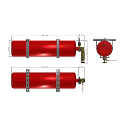 CFP 1300LP Fire Suppression System with Pressure Switch