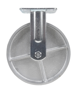 Cast Iron/Steel Rigid Caster 8 In. Diameter x 2 In. Width 1760 Lb. Capacity