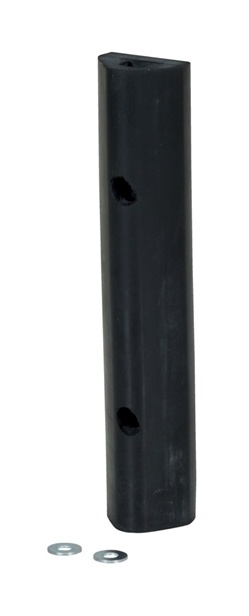 Extruded Rubber Fender Bumper 12 In. x 2 In. x 1-3/4 In. 