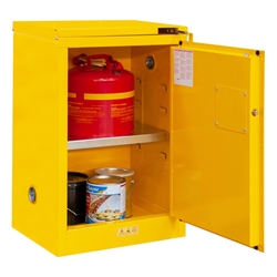 Flammable Self Closing Storage Cabinet 12 Gallon Capacity 