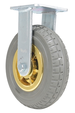 Flat-Free Rigid Caster 8 In. Diameter x 2 In. Width 661 Lb. Capacity 