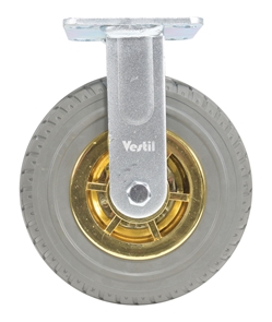 Flat-Free Rigid Caster 8 In. Diameter x 2 In. Width 661 Lb. Capacity 