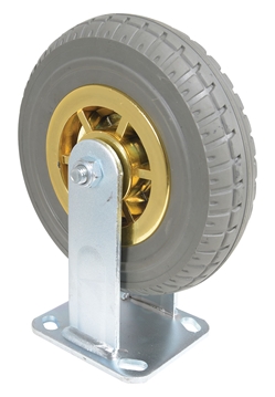 Flat-Free Rigid Caster 8 In. Diameter x 2 In. Width 661 Lb. Capacity 