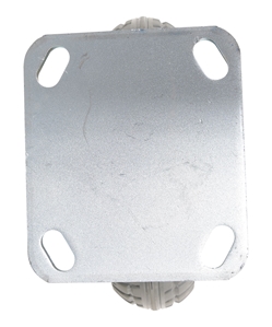 Flat-Free Rigid Caster 8 In. Diameter x 2 In. Width 661 Lb. Capacity 