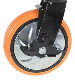 Polyurethane Swivel With Brake Caster 8 In. Diameter x 2 In. Width 925 Lb. Capacity