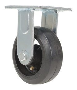 Rubber Rigid Caster 5 In. Diameter x 2 In. Width 440 Lb. Capacity 