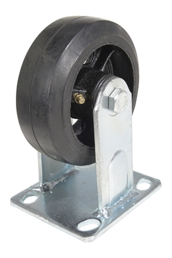 Rubber Rigid Caster 5 In. Diameter x 2 In. Width 440 Lb. Capacity 