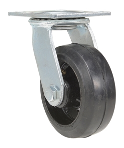 Rubber Swivel Caster 5 In. Diameter x 2 In. Width 440 Lb. Capacity