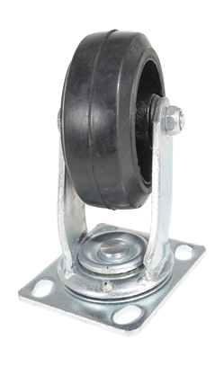 Rubber Swivel Caster 5 In. Diameter x 2 In. Width 440 Lb. Capacity