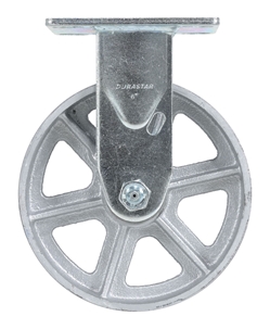 Semi Steel Rigid Caster 6 In. x 2 In. 1,200 Lb. Capacity