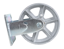 Semi Steel Rigid Caster 6 In. x 2 In. 1,200 Lb. Capacity