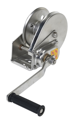 Stainless Steel Hand Winch 1200 Lb. Capacity 