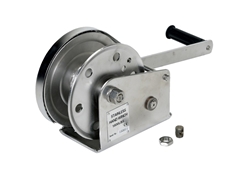 Stainless Steel Hand Winch 1800 Lb. Capacit