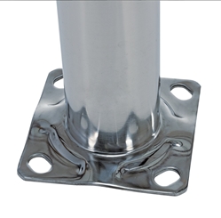 Stainless Steel Pipe Safety Bollard 42 In. x 4-1/2 In. 