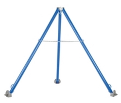 Steel Adjustable Height Tripod Stand 113 In. x 113 In. x 112-3/8 In. 2,000 Lb. Capacity