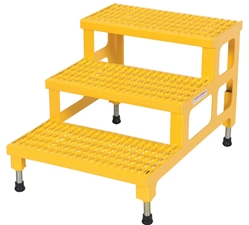 Steel Adjustable Step Mate Stand 3 Step 33-7/8 In. x 23-13/16 In. x 22-1/4 In. 500 Lb. Capacity