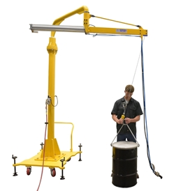 Steel Air Balanced Lifter Portable Maximum Arm Length 93 In. 250 Lb. 