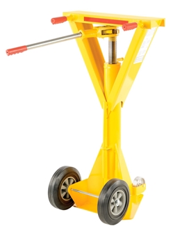 Steel Beam Trailer Stabilizing Ratchet Jack 26-11/16 In. x 23-3/4 In. x 40 In. 40,000 Lb. Capacity 