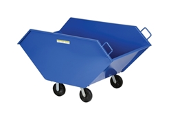 Steel Chip and Waste Trucks 26.7 Cubic Feet 2000 Lb. Capacity