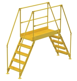 Steel Crossover Ladder 5 Step 23-1/2 In. x 48 In. 500 Lb. Capacity