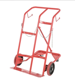 Steel Cylinder Tilt Back Hand Truck 17 In. x 30-1/2 In. x 47 In. 350 Lb. Capacity 