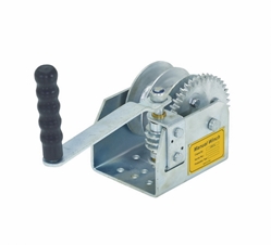 Steel Double Wall Mounted Hand Winch 1500 Lb. Capacity