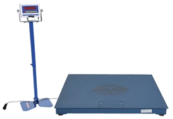 Steel Electronic Digital Floor Scale 48 In. x 48 In. x 4-1/2 In. 10,000 Lb. Capacity