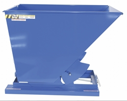 Steel Heavy Duty Self Dumping Hopper 1-1/2 Cubic Yard 6000 Lb. Capacity