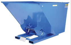 Steel Heavy Duty Self Dumping Hopper 2-1/2 Cubic Yard 6000 Lb. Capacity