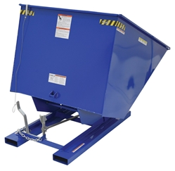 Steel Heavy Duty Self Dumping Hopper 2 Cubic Yard 6000 Lb. Capacity 