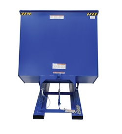 Steel Heavy Duty Self Dumping Hopper 3-1/2 Cubic Yard 6000 Lb. Capacity