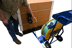 Steel Manual Pallet Probe Strapping Cart  - STRAP-P2