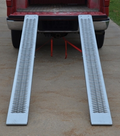 Steel Pick Up/Van Ramps 96 In. x 18 In. x 2 In. Set of 2 1,000 Lb. Capacity