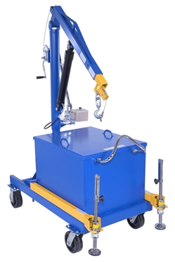 Steel Portable Cantilever Hoist 113-3/8 In. x 35-11/16 In. x 89 In. 4000 Lb. Capacity