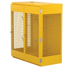 Steel Vertical Cylinder Cabinet 32 In. x 60 In. x 68-1/4 In. 10-20 Cylinder Capacity