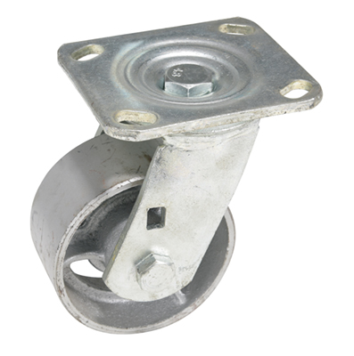 Cast Iron/Steel Swivel Caster 4 In. Diameter x 2 In. Width 700 Lb. Capacity