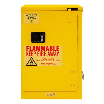 Flammable Self Closing Storage Cabinet 12 Gallon Capacity 