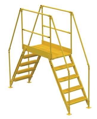 Steel Crossover Ladder 5 Step 23-1/2 In. x 48 In. 500 Lb. Capacity