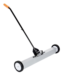 Aluminum Magnetic Sweeper Handle Release 32 In. x 39 In. x 31 In. 30 Lb. Capacity FOD, Magnet Sweepers, Warehouse Floor, Metallic Debris, Aluminum Magnetic Sweeper Handle Release 32 In. x 39 In. x 31 In. 30 Lb. Capacity