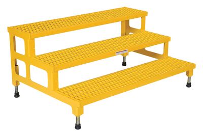 Steel Adjustable Step Mate Stand 3 Step 33-7/8 In. x 48-1/2 In. x 22-1/4 In. 500 Lb. Capacity