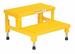 Steel Adjustable Step Mate Stand 2 Step 22-7/8 In. x 23-13/16 In. x 15-1/4 In. 500 Lb. Capacity