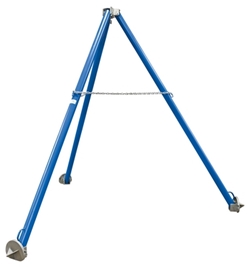 Steel Fixed Tripod Stand 106-3/4 In. x 106-3/4 In. x 115-1/8 In. 2,000 Lb. Capacity