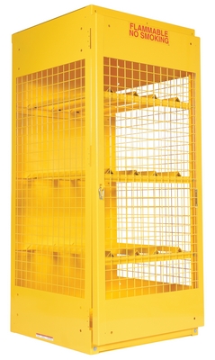 Steel Horizontal Cylinder Cabinet 32 In. x 30 In. x 68-1/4 In. 8 Cylinder Capacity 