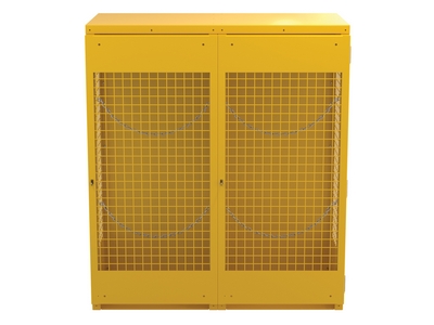 Steel Vertical Cylinder Cabinet 32 In. x 60 In. x 68-1/4 In. 10-20 Cylinder Capacity