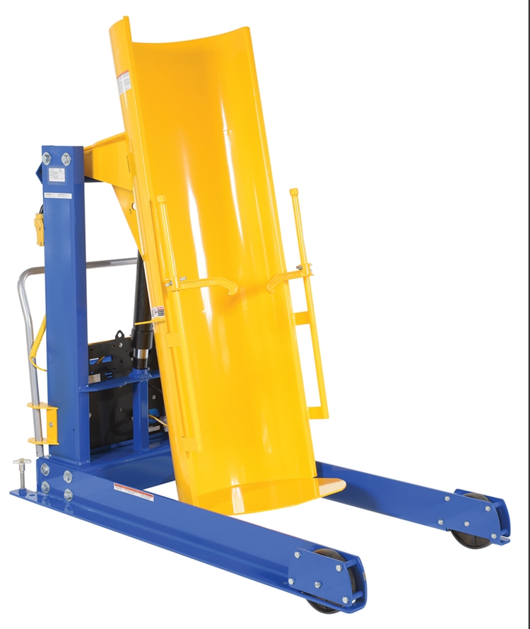 Steel Portable Hydraulic Drum Dumper 48 In. Dump Height 1,000 Lb. Capacity