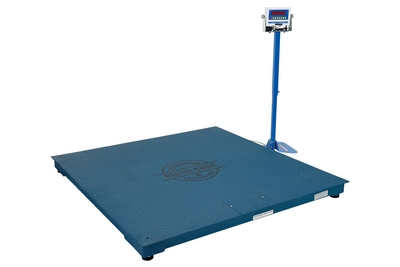 Steel Electronic Digital Floor Scale 60 In. x 60 In. x 4-1/2 In. 10,000 Lb. Capacity