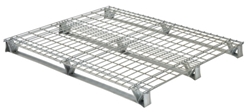 Galvanized Steel Welded Wire Pallet 40 In. x 48 In. 4,000 Lb. Capacity