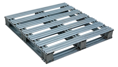 Galvanized Steel Pallet 36 In. x 36 In. x 4-3/4 In. 8,000 Lb. Floor Capacity