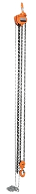 Professional Hand Chain Hoist 15 Ft. Lift Height 6,000 Lb. Capacity